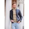 imageCOOFANDY Mens Slim Fit Turtleneck Sweater Casual Pullover Sweater Lightweight Ribbed SweaterKhaki
