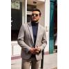 imageCOOFANDY Mens Slim Fit Turtleneck Sweater Casual Pullover Sweater Lightweight Ribbed SweaterNavy Blue