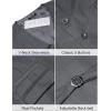 imageCOOFANDY Mens Suit Vest Formal Dress Vest Slim Fit Buesiness Wedding WaistcoatGrey