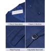 imageCOOFANDY Mens Suit Vest Formal Dress Vest Slim Fit Buesiness Wedding WaistcoatRoyal Blue
