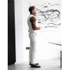 imageCOOFANDY Mens Suit Vest Formal Dress Vest Slim Fit Buesiness Wedding WaistcoatWhite