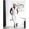 imageCOOFANDY Mens Suit Vest Formal Dress Vest Slim Fit Buesiness Wedding WaistcoatWhite