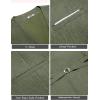 imageCOOFANDY Mens Suit Vest Slim Fit Casual Business Vests Lightweight VNeck Formal Dress Waistcoat for Wedding PromArmy Green