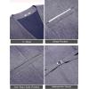 imageCOOFANDY Mens Suit Vest Slim Fit Casual Business Vests Lightweight VNeck Formal Dress Waistcoat for Wedding PromBlue