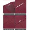 imageCOOFANDY Mens Suit Vest Slim Fit Casual Business Vests Lightweight VNeck Formal Dress Waistcoat for Wedding PromWine Red