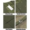 imageCOOFANDY Mens Suit Vest Slim Fit Double Breasted Dress Vest Casual Business Formal WaistcoatArmy Green