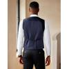 imageCOOFANDY Mens Suit Vest Slim Fit Double Breasted Dress Vest Casual Business Formal WaistcoatNavy Blue