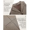imageCOOFANDY Mens Suit Vests Slim Fit Waistcoat Notch Lapel Casual Formal VestBrown