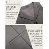 imageCOOFANDY Mens Suit Vests Slim Fit Waistcoat Notch Lapel Casual Formal VestDark Charcoal