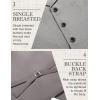 imageCOOFANDY Mens Suit Vests Slim Fit Waistcoat Notch Lapel Casual Formal VestGray