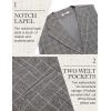 imageCOOFANDY Mens Suit Vests Slim Fit Waistcoat Notch Lapel Casual Formal VestGrey
