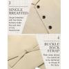 imageCOOFANDY Mens Suit Vests Slim Fit Waistcoat Notch Lapel Casual Formal VestLight Khaki