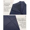 imageCOOFANDY Mens Suit Vests Slim Fit Waistcoat Notch Lapel Casual Formal VestNavy Blue