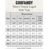 imageCOOFANDY Mens Suit Vests Slim Fit Waistcoat Notch Lapel Casual Formal VestWine Red