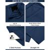 imageCOOFANDY Mens Suits 2 Piece Slim Fit Suit Set 2 Button Lightweight Casual Knit Blazer Suit Jacket PantsBlue