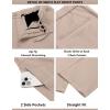 imageCOOFANDY Mens Suits 2 Piece Slim Fit Suit Set 2 Button Lightweight Casual Knit Blazer Suit Jacket PantsChampagne