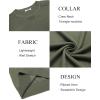 imageCOOFANDY Mens Sweater Crewneck Pullover Long Sleeve Lightweight Sweater Plain Knit Silm FitArmy Green