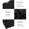 imageCOOFANDY Mens Sweater Crewneck Pullover Long Sleeve Lightweight Sweater Plain Knit Silm FitBlack