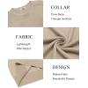 imageCOOFANDY Mens Sweater Crewneck Pullover Long Sleeve Lightweight Sweater Plain Knit Silm FitKhaki