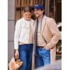 imageCOOFANDY Mens Sweater Crewneck Pullover Long Sleeve Lightweight Sweater Plain Knit Silm FitKhaki
