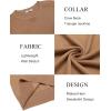 imageCOOFANDY Mens Sweater Crewneck Pullover Long Sleeve Lightweight Sweater Plain Knit Silm FitLight Brown