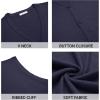 imageCOOFANDY Mens Sweater Vest V Neck Casual Sleeveless Knitted Button Cardigan VestNavy Blue