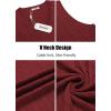 imageCOOFANDY Mens Sweater Vest V Neck Slim Fit Cable Knitted Sleeveless Pullover SweaterWine Red