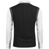 imageCOOFANDY Mens Sweater Vest V Neck Slim Fit Casual Sleeveless Twisted Knitted Pullover SweaterBlack