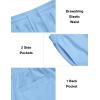 imageCOOFANDY Mens Tracksuit 2 Piece Hooded Athletic Sweatsuit Short Sleeve Casual Sports Hoodie Shorts SetLight Blue