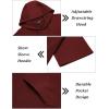 imageCOOFANDY Mens Tracksuit 2 Piece Hooded Athletic Sweatsuit Short Sleeve Casual Sports Hoodie Shorts SetWine Red