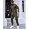 imageCOOFANDY Mens Tracksuit 2 Piece Hooded Athletic Sweatsuits Casual Running Jogging Sport Suit SetsArmy Green