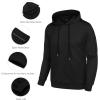 imageCOOFANDY Mens Tracksuit 2 Piece Hooded Athletic Sweatsuits Casual Running Jogging Sport Suit SetsBlack