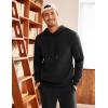 imageCOOFANDY Mens Tracksuit 2 Piece Hooded Athletic Sweatsuits Casual Running Jogging Sport Suit SetsBlack