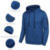 imageCOOFANDY Mens Tracksuit 2 Piece Hooded Athletic Sweatsuits Casual Running Jogging Sport Suit SetsBlue