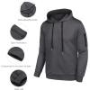imageCOOFANDY Mens Tracksuit 2 Piece Hooded Athletic Sweatsuits Casual Running Jogging Sport Suit SetsDark Grey