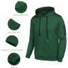 imageCOOFANDY Mens Tracksuit 2 Piece Hooded Athletic Sweatsuits Casual Running Jogging Sport Suit SetsGreen