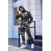 imageCOOFANDY Mens Tracksuit 2 Piece Hooded Athletic Sweatsuits Casual Running Jogging Sport Suit SetsGrey Camo
