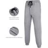 imageCOOFANDY Mens Tracksuit 2 Piece Hooded Athletic Sweatsuits Casual Running Jogging Sport Suit SetsLight Grey