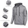 imageCOOFANDY Mens Tracksuit 2 Piece Hooded Athletic Sweatsuits Casual Running Jogging Sport Suit SetsLight Grey