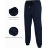 imageCOOFANDY Mens Tracksuit 2 Piece Hooded Athletic Sweatsuits Casual Running Jogging Sport Suit SetsNavy Blue