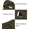 imageCOOFANDY Mens Tracksuit 2 Piece Hoodie Athletic Sweatsuits Casual Jogging Suit SetsArmy Green