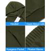 imageCOOFANDY Mens Tracksuit 2 Piece Hoodie Sweatsuit Sets Casual Jogging Athletic SuitsArmy Green Black