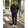 imageCOOFANDY Mens Tracksuit 2 Piece Hoodie Sweatsuit Sets Casual Jogging Athletic SuitsBlack