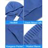 imageCOOFANDY Mens Tracksuit 2 Piece Hoodie Sweatsuit Sets Casual Jogging Athletic SuitsBlue