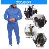 imageCOOFANDY Mens Tracksuit 2 Piece Hoodie Sweatsuit Sets Casual Jogging Athletic SuitsBlue