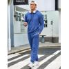 imageCOOFANDY Mens Tracksuit 2 Piece Hoodie Sweatsuit Sets Casual Jogging Athletic SuitsBlue