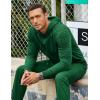 imageCOOFANDY Mens Tracksuit 2 Piece Hoodie Sweatsuit Sets Casual Jogging Athletic SuitsDark Green