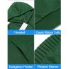 imageCOOFANDY Mens Tracksuit 2 Piece Hoodie Sweatsuit Sets Casual Jogging Athletic SuitsDark Green