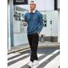 imageCOOFANDY Mens Tracksuit 2 Piece Hoodie Sweatsuit Sets Casual Jogging Athletic SuitsGray Blue Black