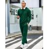 imageCOOFANDY Mens Tracksuit 2 Piece Hoodie Sweatsuit Sets Casual Jogging Athletic SuitsLake Green